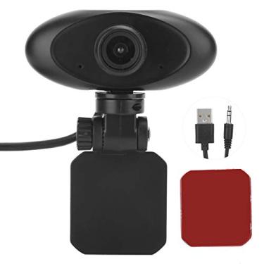 Imagem de ASHATA Câmera Web USB, HD 720P Webcam Free Drive USB Web Camera Embutida Microfone 360 graus Girando, Microfone embutido para controle de ruído