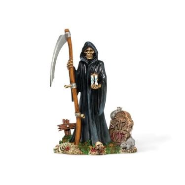 Imagem de Department 56 Enesco The Grim Reaper, prata, preto, marrom e verde