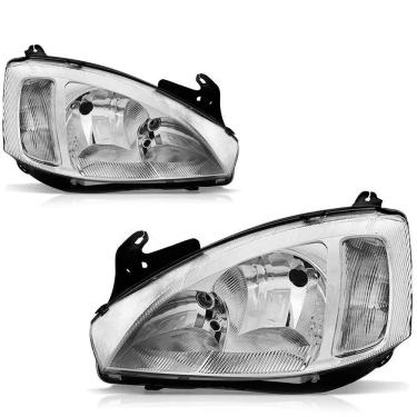 Imagem de Farol Corsa Montana 2003 2004 2005 2006 2007 Raiado