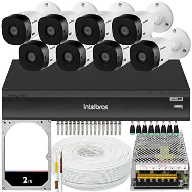 Imagem de Kit 8 cameras seguranca Intelbras VHL 1220 Full HD 2mp 2TB