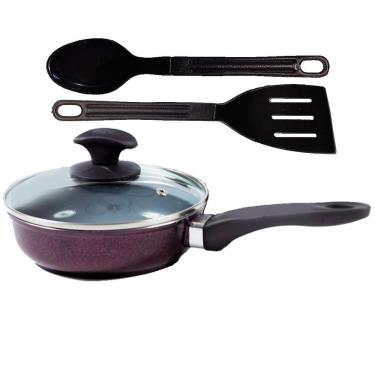 Imagem de Frigideira Cereja Antiaderente em Cerâmica Talher 02 CB 24cm