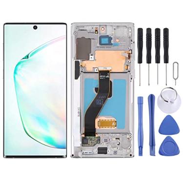 Imagem de LCD Tela e digitalizador Montagem completa com quadro para For Samsung Galaxy Note10/Note10 5G SM-N971/N970 (Color : Grey)