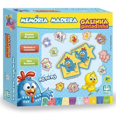Galinha Pintadinha - Jogo de Memória - Toyster Brinquedos, Modelo:2987,  Cor: Multicolorido
