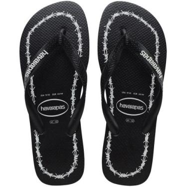 Imagem de Chinelo Havaianas Top Goodvibez Preto / Branco