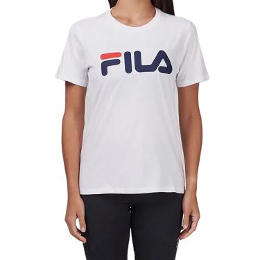 Imagem de Camiseta Feminina Fila mc Letter Premium Branca - F12L247