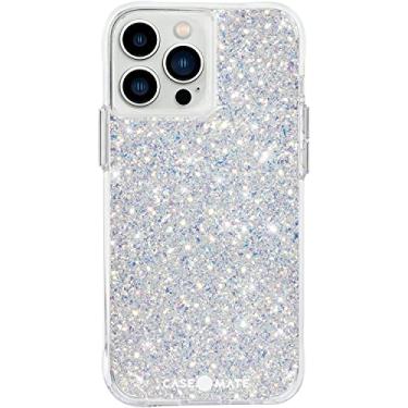Imagem de Case-Mate - Twinkle – Capa para iPhone 13 Pro Max – Elementos de alumínio reflexivo – Proteção contra quedas de 3 metros – Stardust