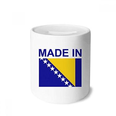 Imagem de DIYthinker Caixa de dinheiro feita na Bósnia Herzegovina, porta-moedas de cerâmica, presente de cofrinho