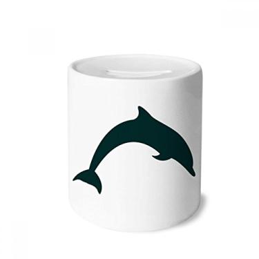 Imagem de Porta-moedas de cerâmica Blue Ocean Docile Jump Dolphin Money Box
