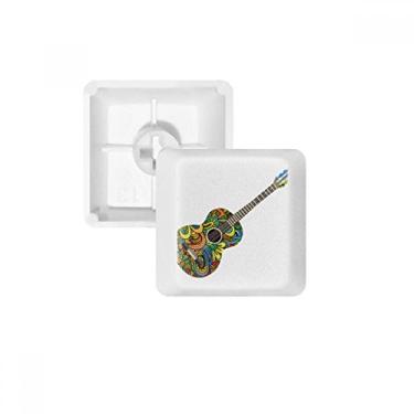 Imagem de Kit de atualização de teclado mecânico PBT com estampa de instrumento musical para guitarra