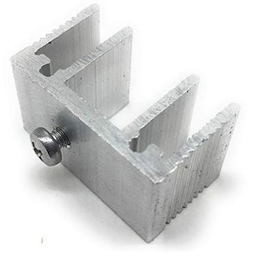 Imagem de dissipador de calor 2716 aluminio com rosca M3 e parafuso para TO-220AB TOP 3 Transistor Mosfet Triac IGBT