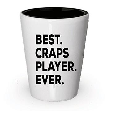Imagem de Copo de shot Crap – Presente de crups – Presentes para jogadores de crups – Ideia única de presente de aniversário e Natal