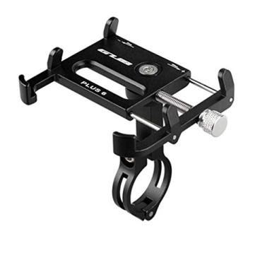 Imagem de Gub Suporte de telefone para bicicleta e motocicleta – Suporte de telefone de alumínio para bicicleta com rotação de 360° ajustável suporte de telefone compatível com iPhone XS XR 8 Plus, compatível