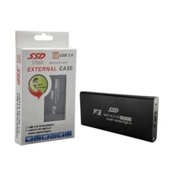 Imagem de Case para SSD M.2 F3 CS-M2-01 PCIe SATA 2230 2242 2260 2280 Preto