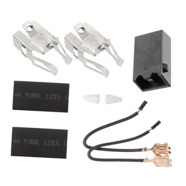 Imagem de Generic 2 Conjuntos De Acessórios Para Forno Bloco De Terminais Kit De Substituição De Queimador Kit De Receptáculo De Forno De Metal Recipientes De Geladeira Recipiente De Metal