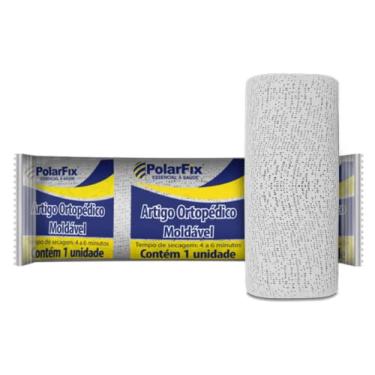 Imagem de Polarfix Atadura Gessada P/Bandagem 20Cm X 4M(Abdominal) - Caixa Com 20 Unidades