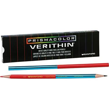 Imagem de Prismacolor Lápis de cor Verithin, vermelho/azul, 12 unidades