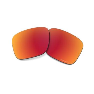 Imagem de Oakley Lentes de óculos de sol quadradas Holbrook, Prizm Ruby, 57 mm