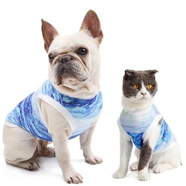 Imagem de COLLBATH arnês de estimação toalha de cabelo toalhas tops refrigeração para cães colete de resfriamento para animais de estimação verão roupas Traje de resfriamento alça camisa