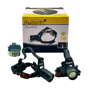 Imagem de Lanterna De Cabeça P50 Farol para Bike em Alumínio B-MAX