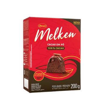 Imagem de Chocolate Cacau Em Pó Melken Harald 200G 100% Cacau