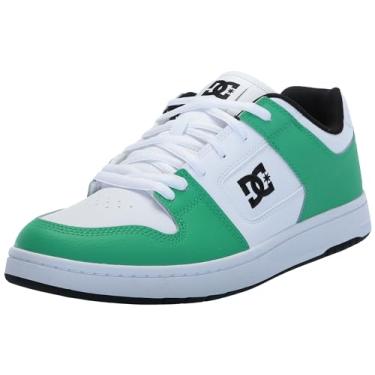 Imagem de DC Tênis de skate masculino casual Manteca 4, Verde/branco/amarelo, 41