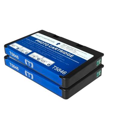 Imagem de Dikarsum Cartucho de tinta T5846 compatível com impressora PictureMate PM225 PM260 PM280 PM200 PM300 PM240 PM290 (pacote com 2)