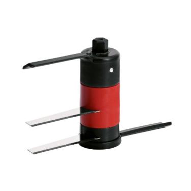 Imagem de Rotor de aço inoxidável Rosle com defletor para baixo para multi-cortador Art Nº 16272, preto