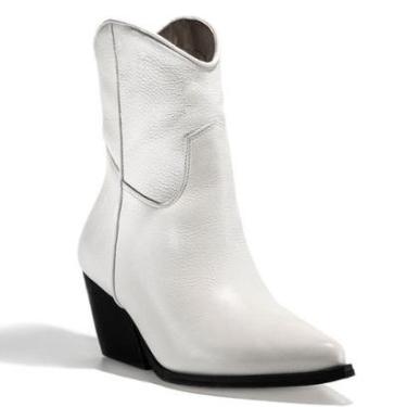 Imagem de Bota Feminina Couro Sola Antiderrapante Cano Curto Country-Feminino