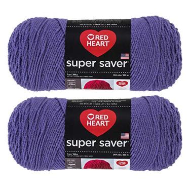 Imagem de Compra em massa: Red Heart Super Saver (pacote com 2) (lavanda, 200 ml cada novelo)