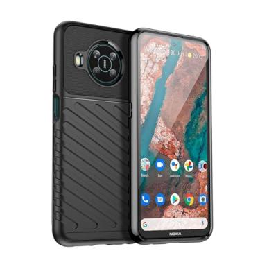 Imagem de Capas para Nokia X20.Caso básico,Botão de pressão flexível / 360 ° Proteção completa,Sensação arenácea