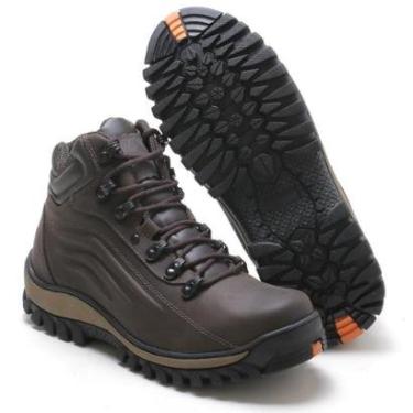 Imagem de Bota Masculina Couro Legítimo treking pronta entrega - 1904-Masculino