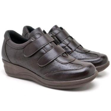 Imagem de Sapato Ortopédico Feminino Conforto Mocassim Anti Stres Casual Leve Confortável Macio-Feminino