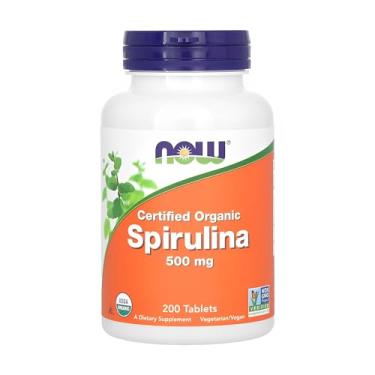 Imagem de NOW Foods Spirulina 500 mg 200 Tablets Importado
