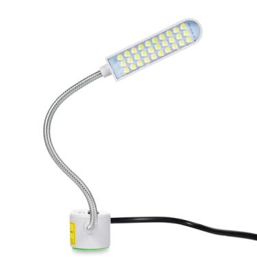 Imagem de 1PCS 30LEDs Máquina de Costura Lâmpada Base Magnética LED Luminária Flexível Tubo Dobrável para Tarefas Domésticas Tarefas Domésticas