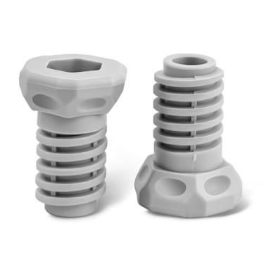 Imagem de Pernas de nivelamento de secadora DC61-03128A (2 peças) para secador Samsung DV2, DV3, DV4, DV5, DVE substituição AP5324682, PS4206963