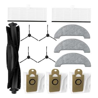 Imagem de Kit de acessórios para HONITURE Q6 Pro: peças de reposição compatíveis com Laresar L6 Pro AIRROBO T10+ Neabot N2 Robot Vacuum Accessories Escova principal rolo escova lateral filtro esfregão almofada