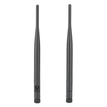Imagem de Par de Antena de Roteador Premium, WIFI de Alto Ganho de 6DB Com Capacidade de Banda Dupla 2.4/5.8G, Furo Interno SMA, Material Superior,