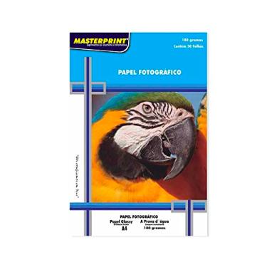Imagem de Masterprint 302010004, Papel Fotográfico, Inkjet, A4, Glossy, 180 g, Multicor, Pacote de 50