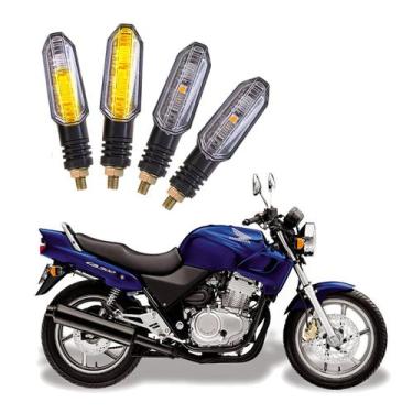 Imagem de Kit 4 Setas Sequenciais Pisca de Led Universal Modelo P50S Moto CB 500
