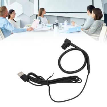 Imagem de Webcam Central, Webcam Central Profissional HD 1080P 5MP Plug and Play Com Microfone Integrado, Webcam Central USB de Liga de Alumínio Premium para Videoconferência