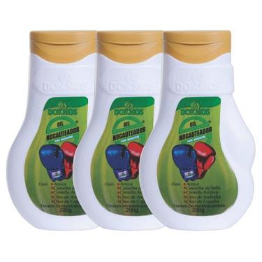 Imagem de Kit 3 Gel Nocauteador Massageador Combate à Dor Muscular - Dokmos