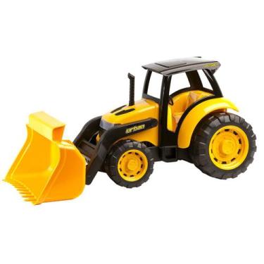 Imagem de Trator De Brinquedo Maquina Carregadeira 167 - Usual Brinquedos
