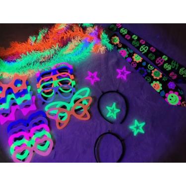 Imagem de Kit 42 Peças Festa Balada Tiara Gravata Óculos E Marabu - JFL.Acessóri