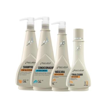 Imagem de Kit Fortalecedor 1,5L Raiz latina Fios Ressecados
