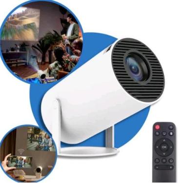 Imagem de Projetor 4K HD 150 Polegadas Celular, Tv B0x, Xbox, PS, Pc, Wifi e Blu