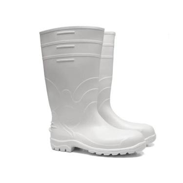 Imagem de Bota pvc cano longo branca n42 bracol, 42