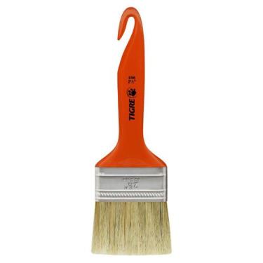 Imagem de Pincel Trincha Média para Verniz Ref 696 Tam 2 1/2" Tigre, Trincha Eco