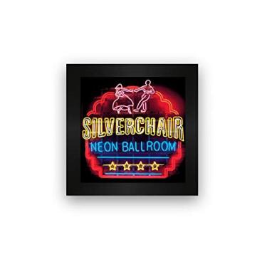 Imagem de Quadro azulejo com moldura Silverchair Neon Ball Room