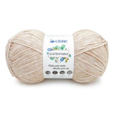 Imagem de Lã Sustentable Cisne 100g 350 metros, Cor 122