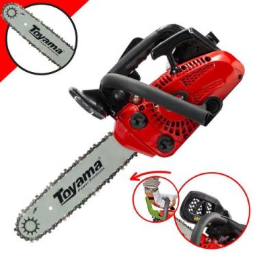 Imagem de Moto Serra À Gasolina Toyama TCS25X 25,4cc 1,14HP 12.000rpm Sabre 12 C